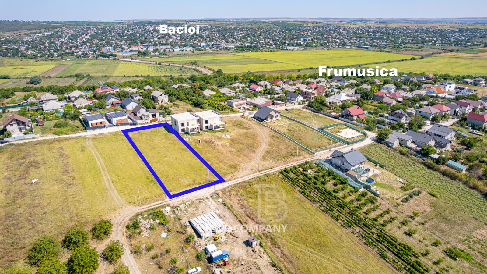 Teren pentru construcții de vânzare în Băcioi, Frumușica