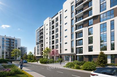 De vânzare apartament cu 1 cameră + living - Complexul Solomon în Satul German, Botanica