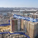 De vânzare apartament cu 1 cameră + debara - complexul Sky House, Botanica