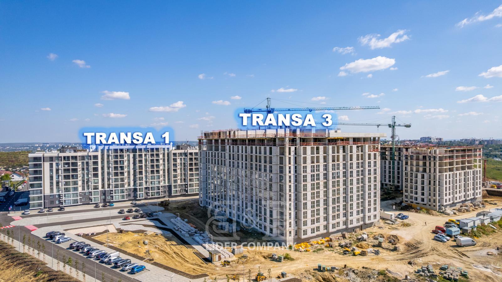 Apartament cu 1 cameră și living de vânzare - Colina Verde Tranșa 3, Durlești