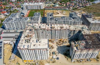 De vânzare apartament cu 1 cameră și living - Colina Verde Tranșa 3, Durlești