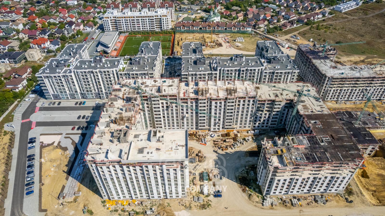 De vânzare apartament cu 1 cameră și living - Colina Verde Tranșa 3, Durlești