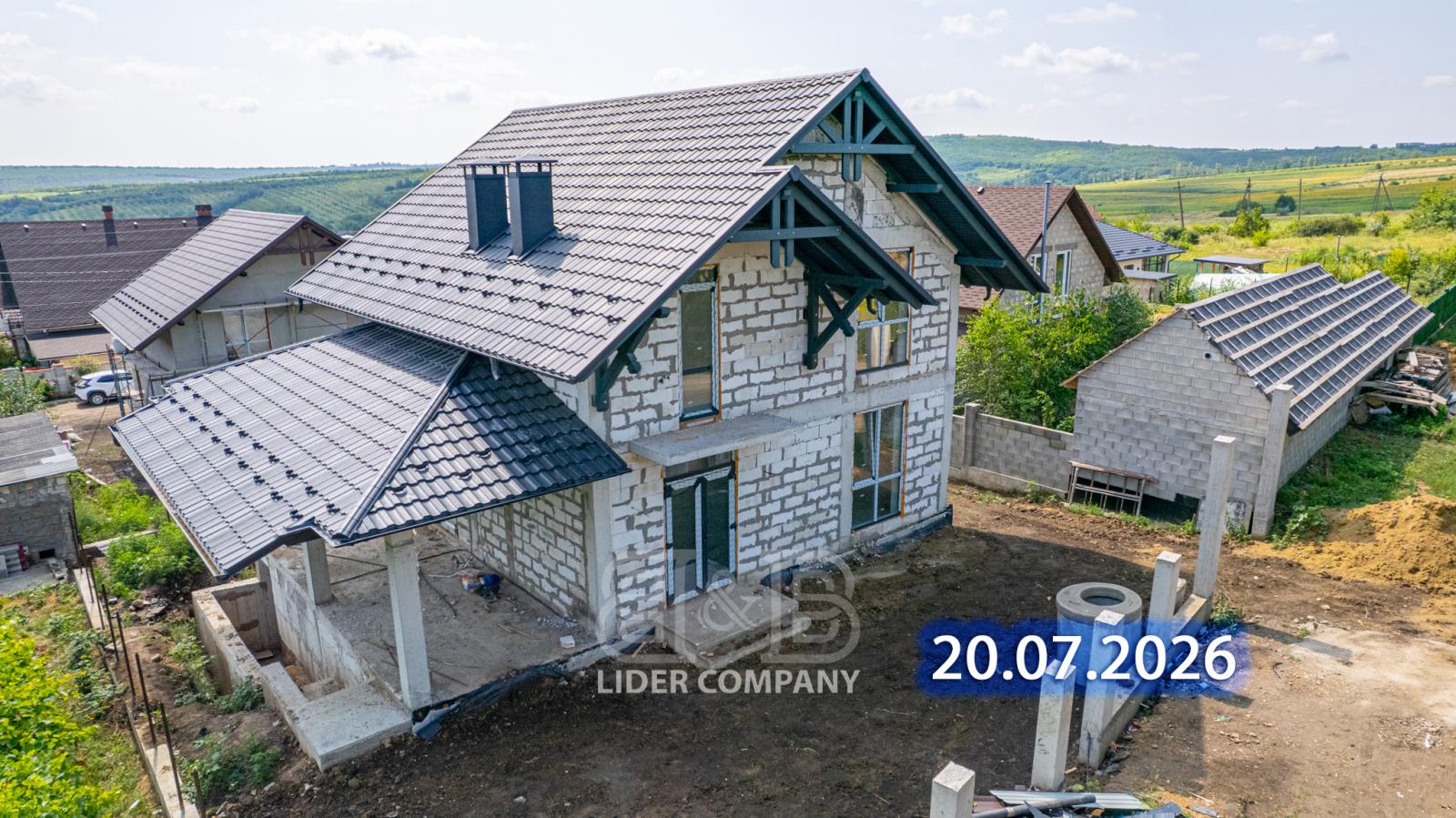 PROIECT EXCLUSIV! Casă cu 2 nivele de vânzare - Măgdăcești