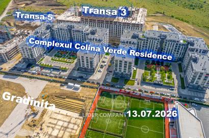 Apartament cu 2 camere de vânzare - Colina Verde Tranșa 5, Durlești