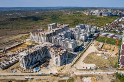 De vânzare apartament cu 3 camere și living - Colina Verde Tranșa 3, Durlești