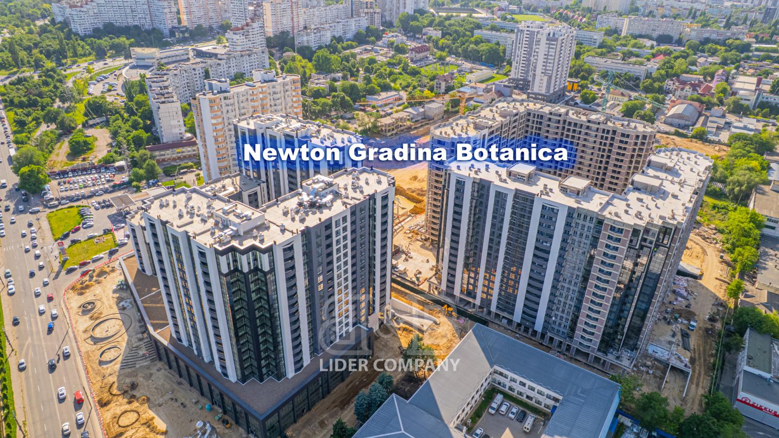 Apartament cu 1 cameră de vânzare - complexul Newton House, Botanica