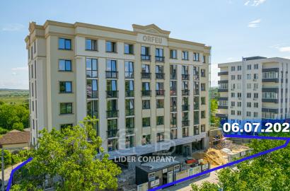 Apartament cu 2 camere într-un complex rezidențial nou, Cricova