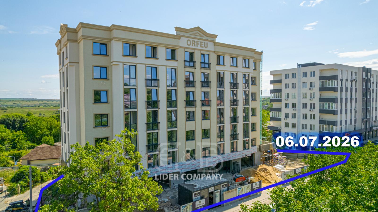 Apartament cu 2 camere într-un complex rezidențial nou, Cricova