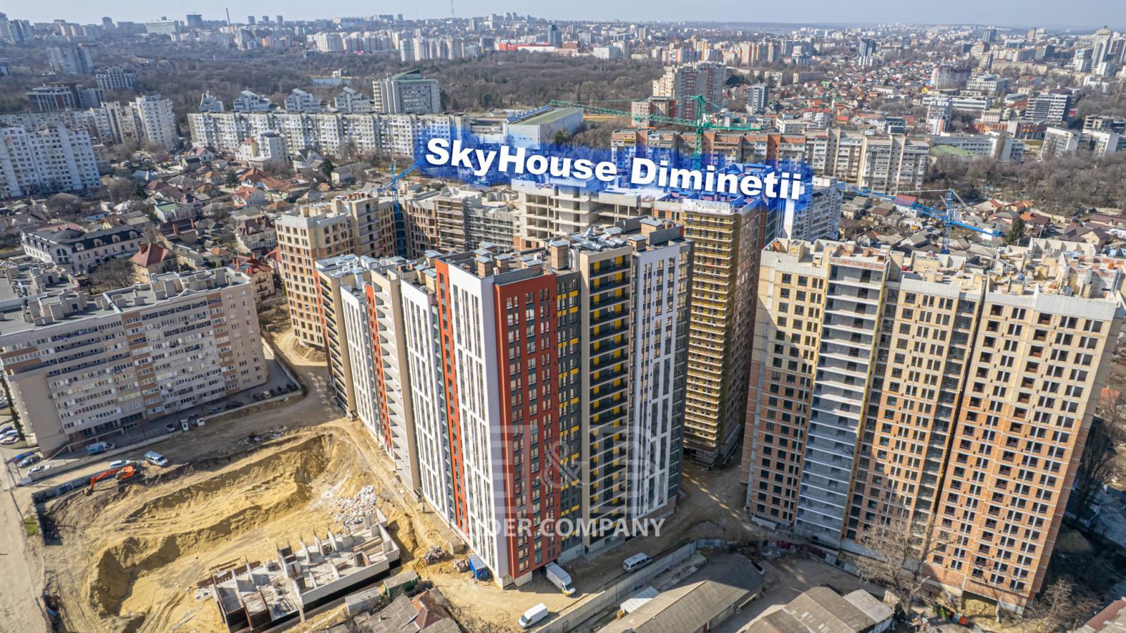 De vânzare apartament cu 1 cameră - complexul SkyHouse, Botanica