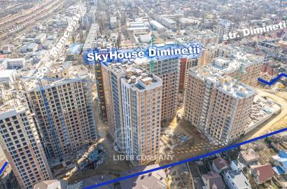 Spre vânzare apartament cu 3 camere - complexul Sky House, Botanica