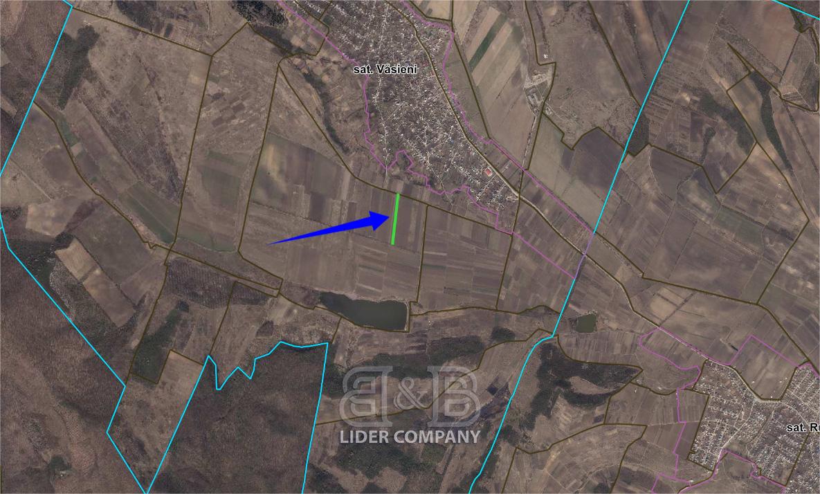 Teren agricol de vânzare – 55 ari, Văsieni, Ialoveni