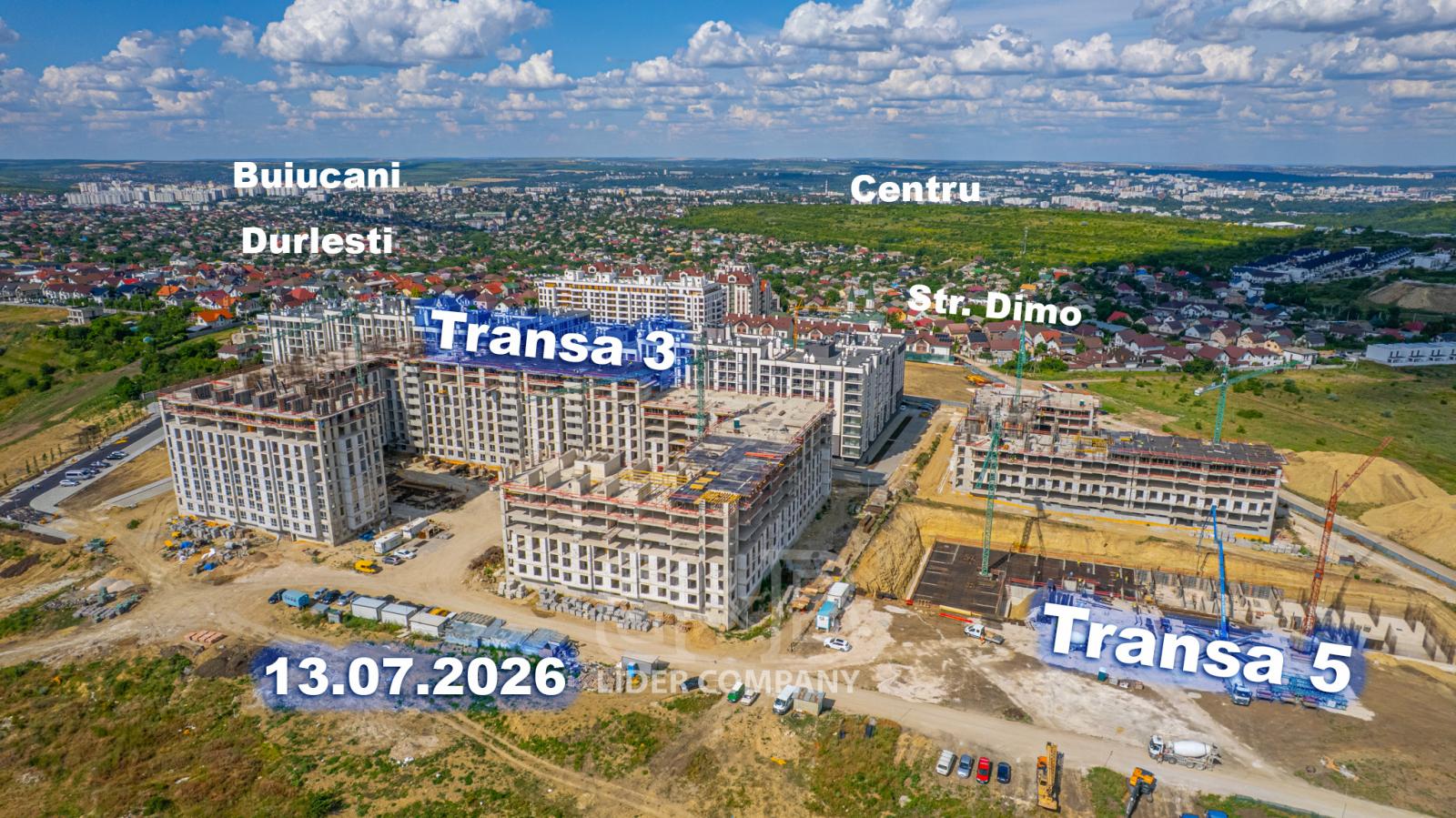 Apartament cu 1 cameră și living de vânzare - Tranșa 4, Colina Verde Durlești